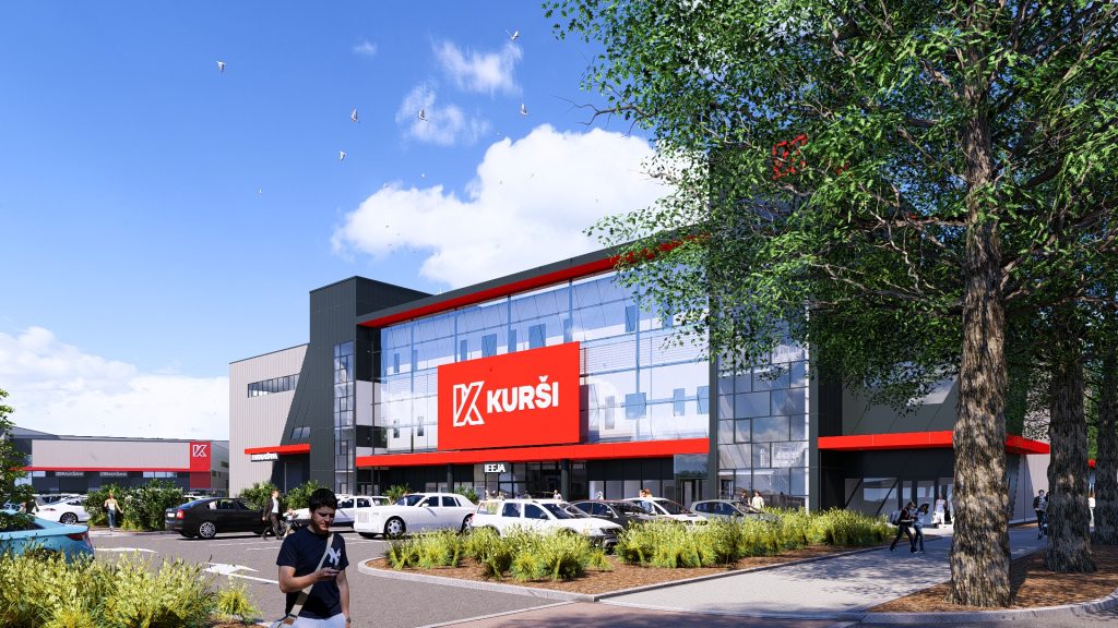 KURŠI internetveikala preču izsniegšanas punkts (Ropažu iela 95) - Noliktava / Izplatīšanas centrs - vizualizācija