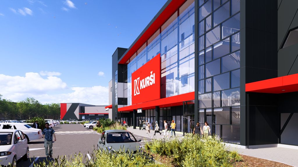KURŠI internetveikala preču izsniegšanas punkts (Ropažu iela 95) - Noliktava / Izplatīšanas centrs - vizualizācija