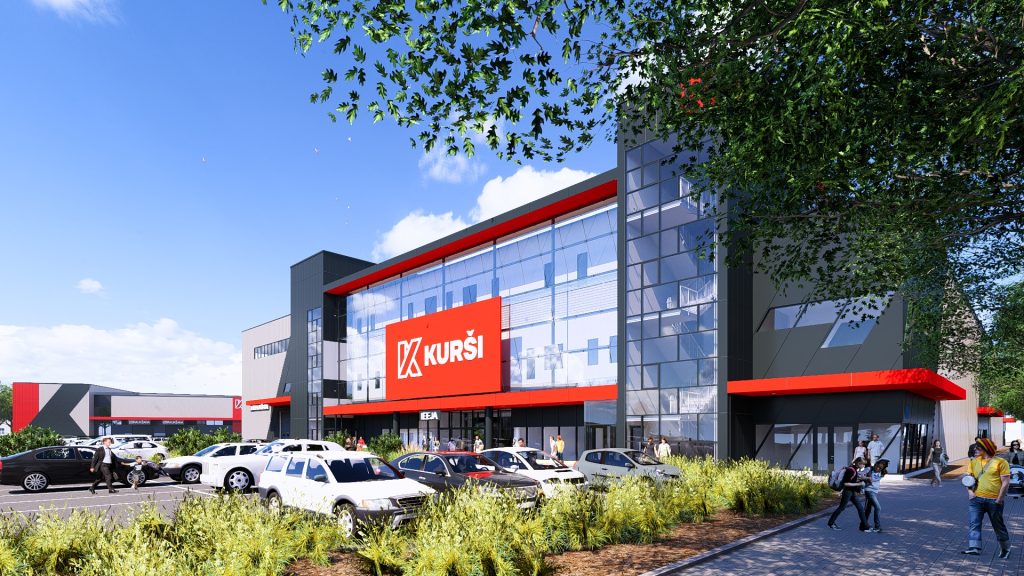 KURŠI internetveikala preču izsniegšanas punkts (Ropažu iela 95) - Noliktava / Izplatīšanas centrs - vizualizācija
