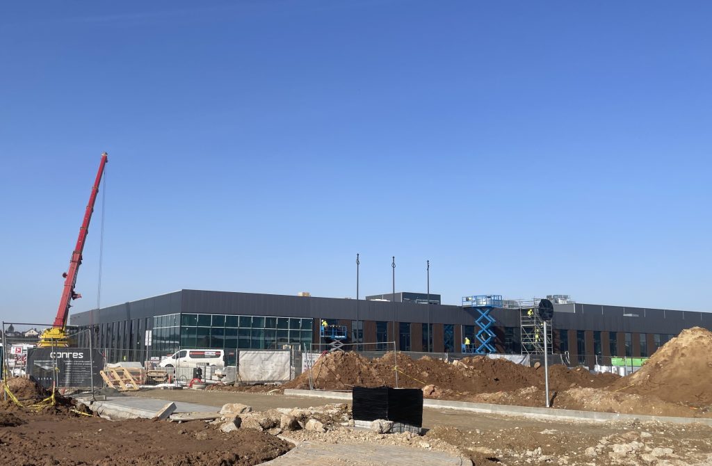 BURGA gamykla ( Inžinierių g. 6) - Administratīvā ēka, Vieglā rūpniecība - būvdarbu attēli