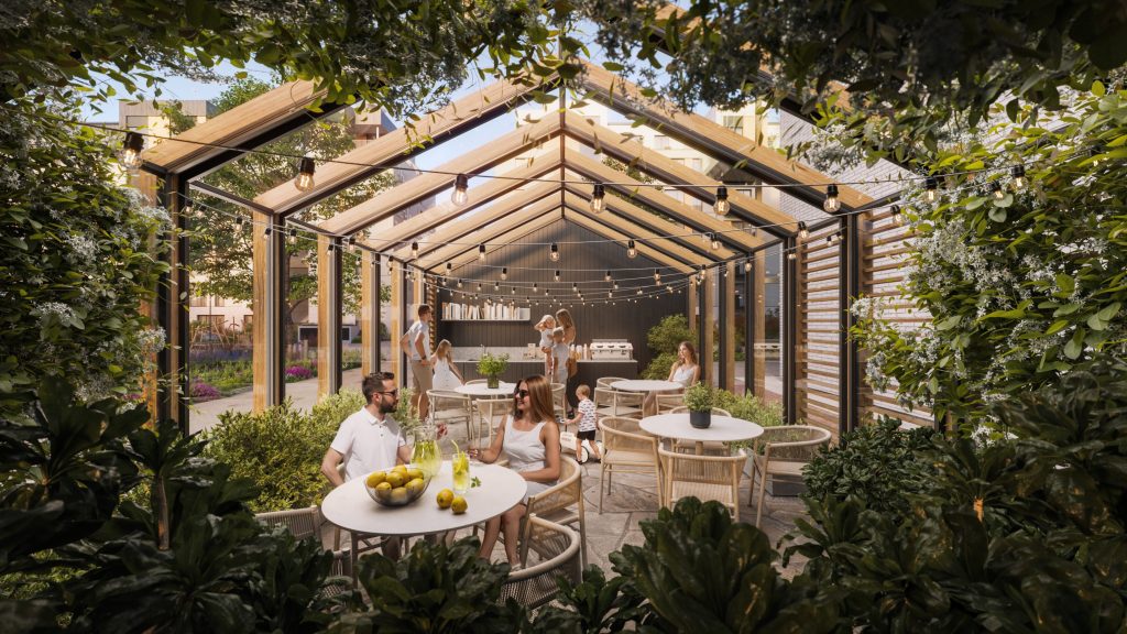 Tērbatas dārzs - 3. kārta - Tērbatas iela 78B (Tērbatas iela 78B) - Daudzdzīvokļu nams - vizualizācija