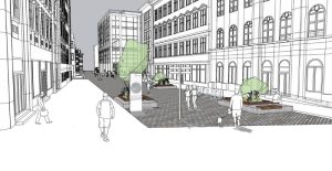Vecrīgas publiskās ārtelpas attīstības 1.kārta – Vaļņu ielas un Teātra laukuma atjaunošana visualization