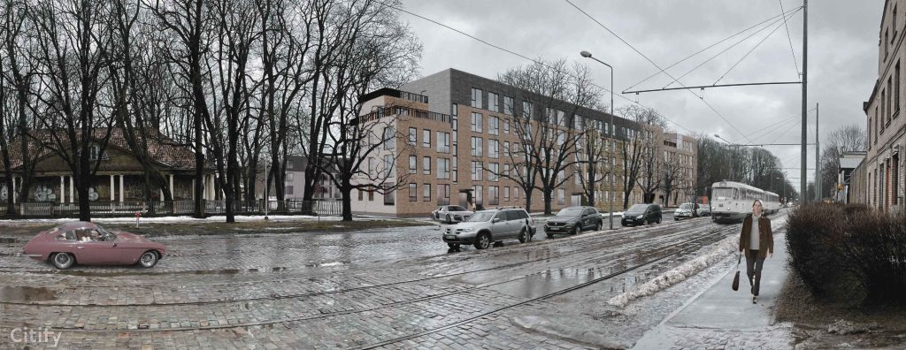 Tekstiliana - 2. kārta (Vienības gatve 21) - Hotel, Multi apartment - visualization