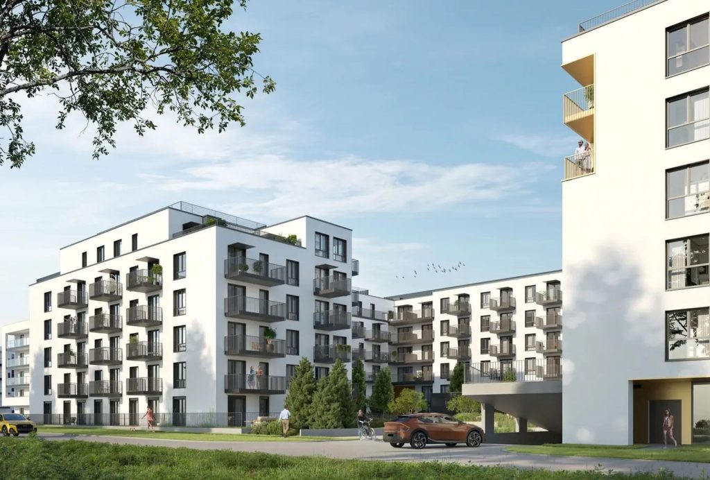 Żerniki na Novo II (ul. Maxa Berga) - Daudzdzīvokļu nams - vizualizācija