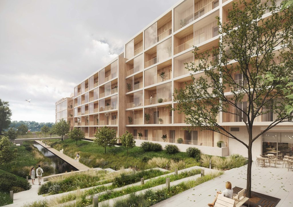 Zaķusala Residential Quarter I (Zaķusalas krastmalā 15) - Multi apartment, Other commercial - visualization