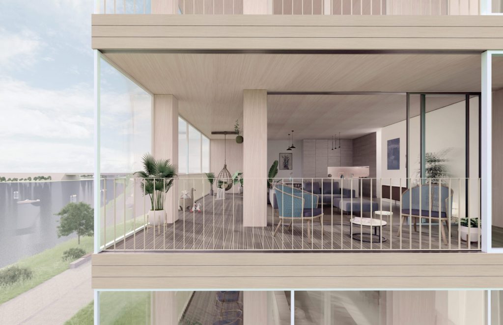 Zaķusala Residential Quarter I (Zaķusalas krastmalā 15) - Multi apartment, Other commercial - visualization