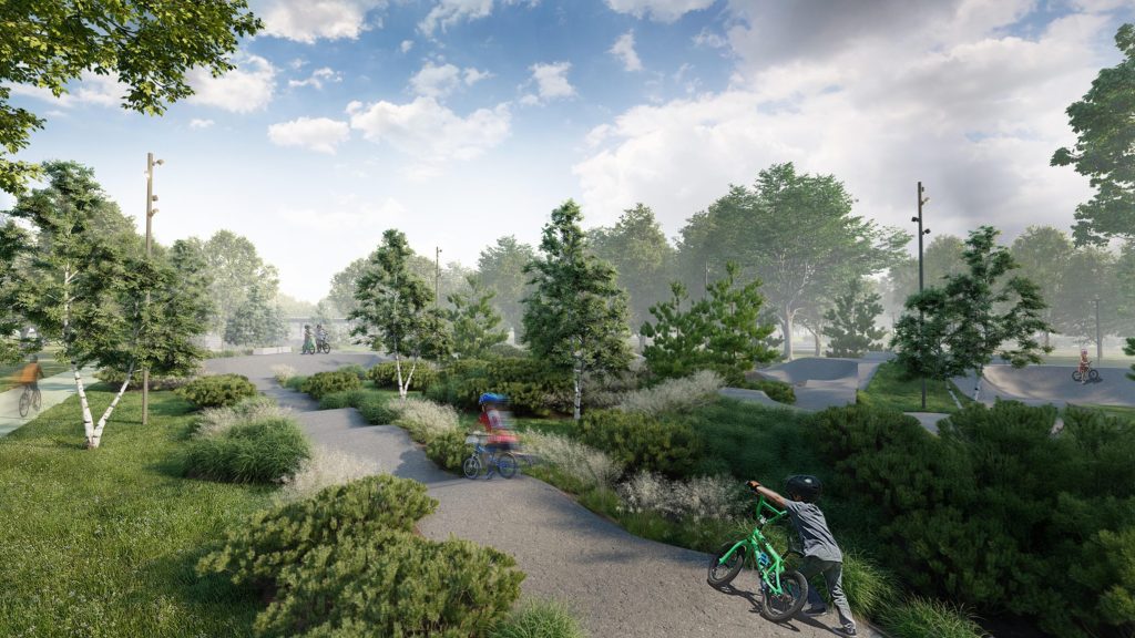 Latvijas Uzvaras parks - 2. kārtā (Uzvaras parks) - Piedzīvojumu parks, Ēdināšanas pakalpojumi, Parks, Sporta laukums vai korti - vizualizācija