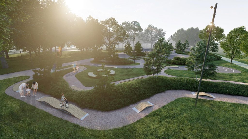 Latvijas Uzvaras parks - 2. kārtā (Uzvaras parks) - Piedzīvojumu parks, Ēdināšanas pakalpojumi, Parks, Sporta laukums vai korti - vizualizācija