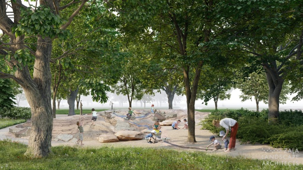 Latvijas Uzvaras parks - 2. kārtā (Uzvaras parks) - Piedzīvojumu parks, Ēdināšanas pakalpojumi, Parks, Sporta laukums vai korti - vizualizācija