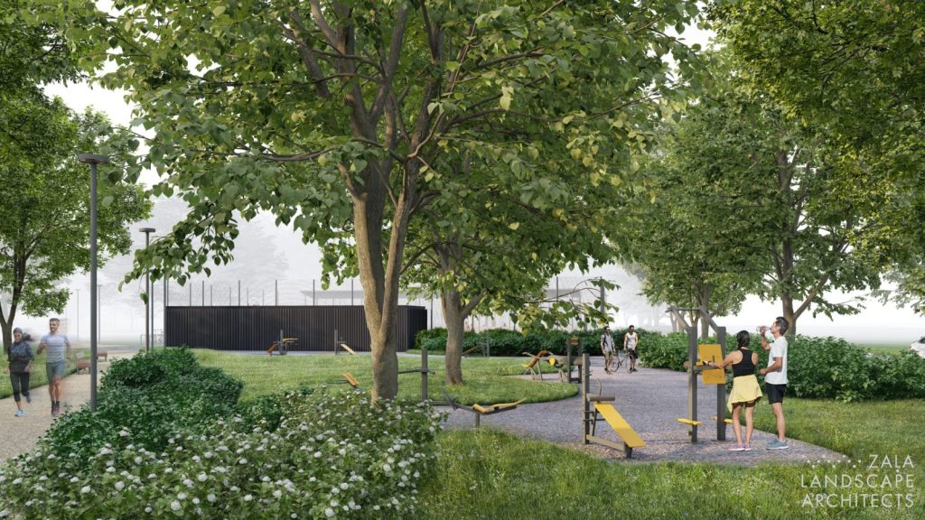 Latvijas Uzvaras parks - 2. kārtā (Uzvaras parks) - Piedzīvojumu parks, Ēdināšanas pakalpojumi, Parks, Sporta laukums vai korti - vizualizācija