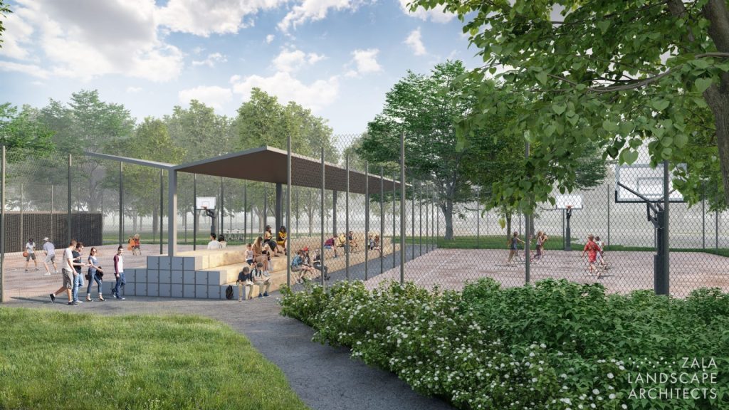 Latvijas Uzvaras parks - 2. kārtā (Uzvaras parks) - Piedzīvojumu parks, Ēdināšanas pakalpojumi, Parks, Sporta laukums vai korti - vizualizācija