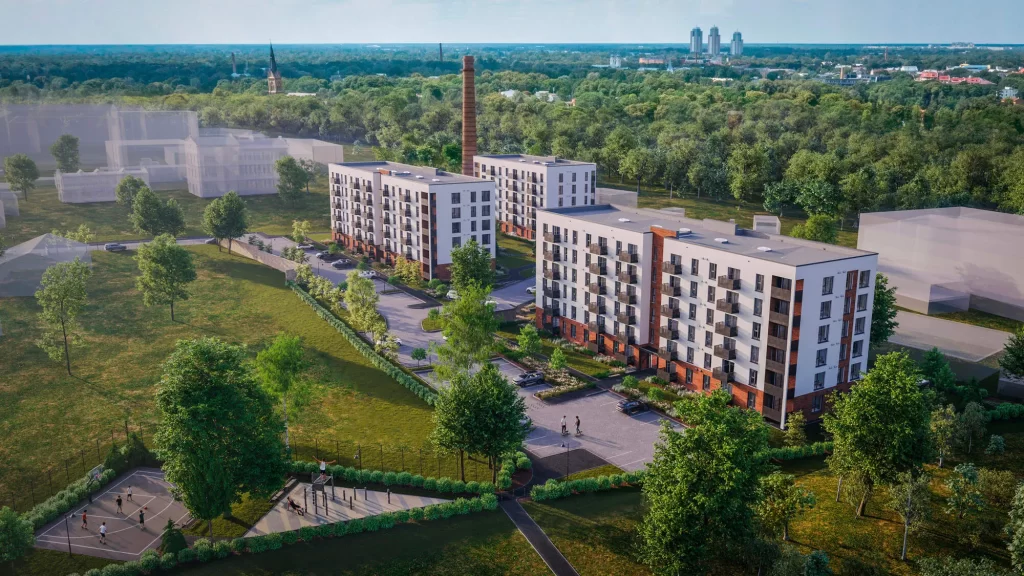 Hartmaņa kvartāls – 2. kārta, 3. ēka (Jelgavas iela 55B) - Korterelamu - visuaalne