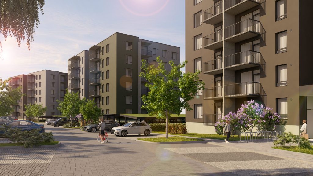 Mežpilsēta - 4. kārta - 10. ēka (Biķernieku ielā b/n) - Multi apartment - visualization