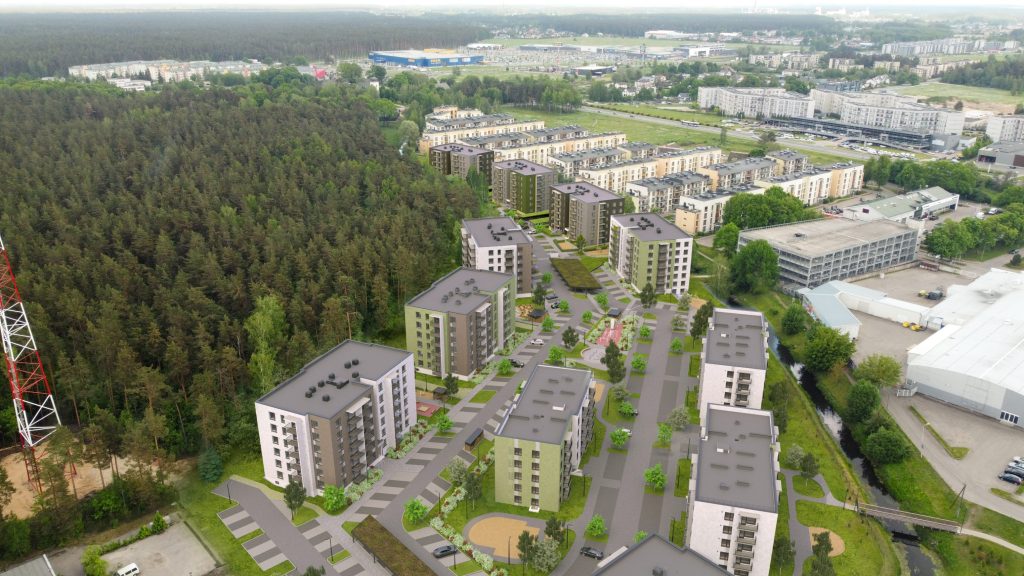 Mežpilsēta - 10. ēka (Biķernieku ielā b/n) - Multi apartment - visualization