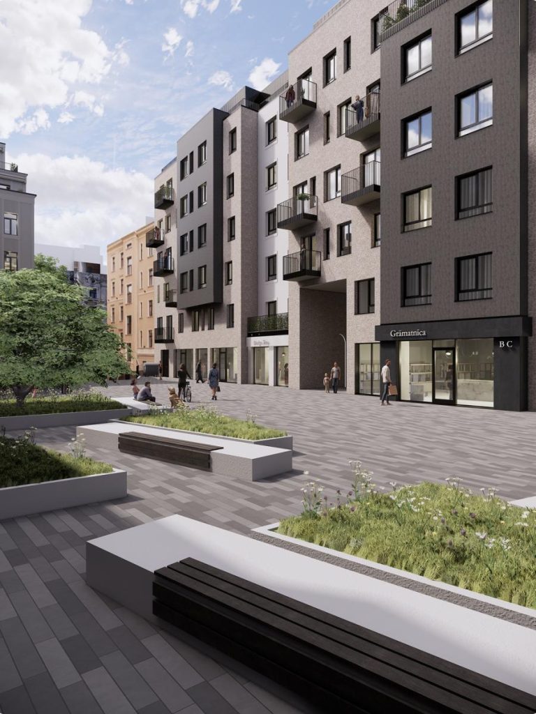 Centrus - 2. kārta - "C" ēka (Blaumaņa iela 20) - Multi apartment, Other commercial - visualization