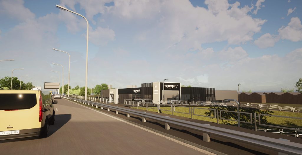 Triumph motociklu salons (Brīvības gatve 429B) - Autosalons / Auto apkalpošanas centrs - vizualizācija