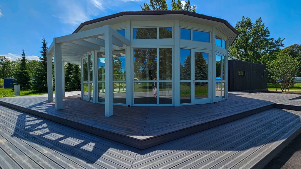 Uzvaras parks - 2. kārtā (Uzvaras parks) - Nuotykių parkas, Maitinimo įstaiga, Parkas, Sporto aikštynas ar kortai - statybų nuotraukos