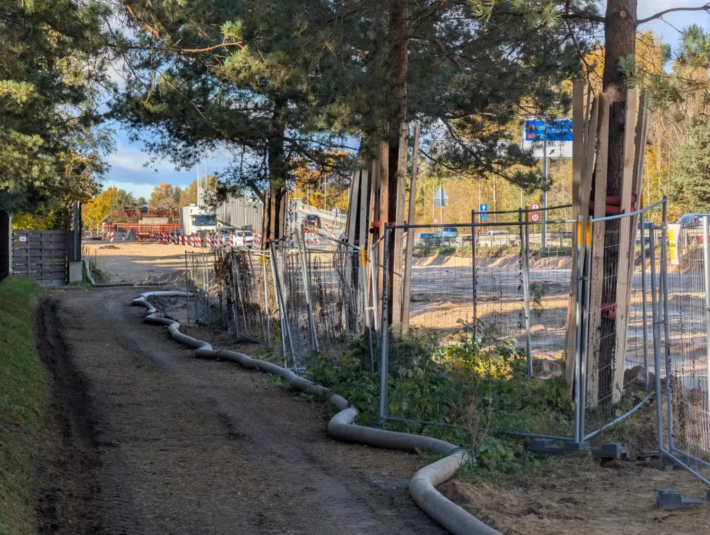 Gājēju un Velosipēdistu Tuneļa Izbūve zem Bauskas Šosejas pie Krustkalniem (A7 (7,30–7,78 km)) - Velosipēdu ceļš, Gājēju ceļš - būvdarbu attēli