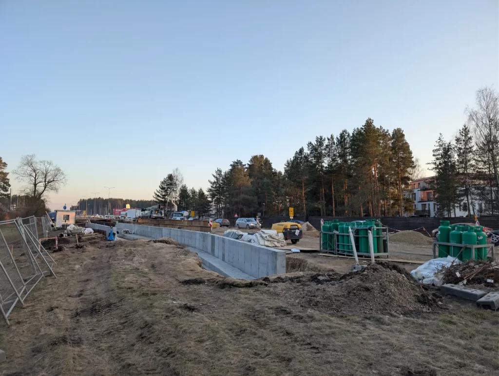 Gājēju un Velosipēdistu Tuneļa Izbūve zem Bauskas Šosejas pie Krustkalniem (A7 (7,30–7,78 km)) - Velosipēdu ceļš, Gājēju ceļš - būvdarbu attēli