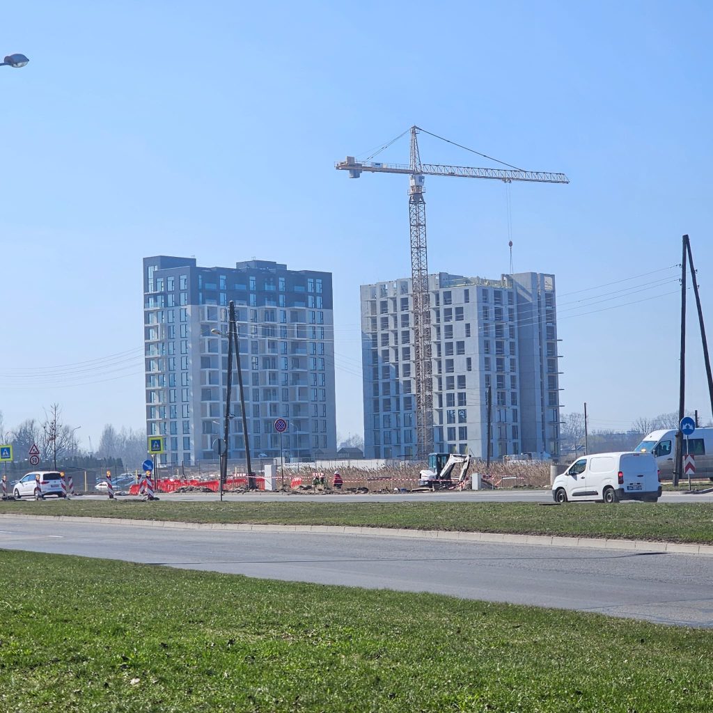 Arena Garden Towers - 1. kārta, "A2" ēka (Arēnas iela 3) - Daugiabutis - statybų nuotraukos