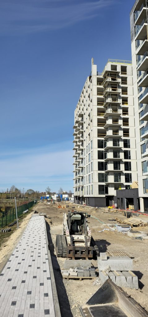 Arena Garden Towers - 1. kārta, "A2" ēka (Arēnas iela 3) - Daugiabutis - statybų nuotraukos