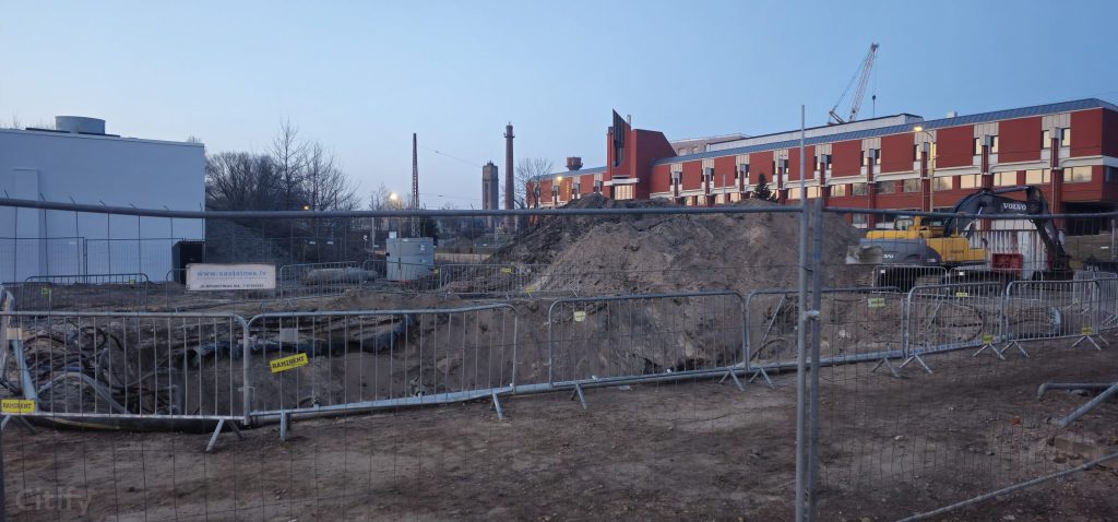 Degvielas uzpildes stacijas kompleksa jaunbūve Dambja ielā 11 (Dambja iela 11) - Tankla - ehituse fotod
