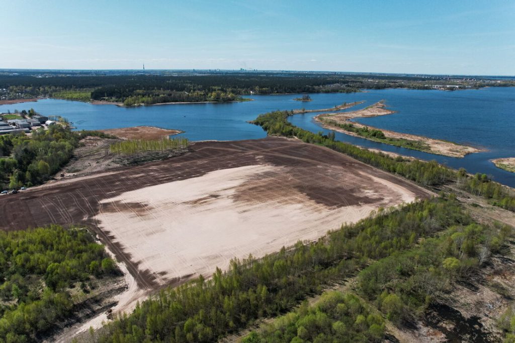 Juglaskrasts (Kalējgrāvja iela 1) - Sklypų kvartalas, Privačių namų kvartalas - statybų nuotraukos