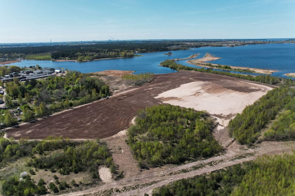 Juglaskrasts (Kalējgrāvja iela 1) - Sklypų kvartalas, Privačių namų kvartalas - statybų nuotraukos