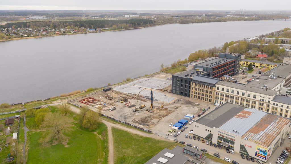 Promenādes mājas - 2. ēka (Latgales ielā 324D) - Daugiabutis - statybų nuotraukos