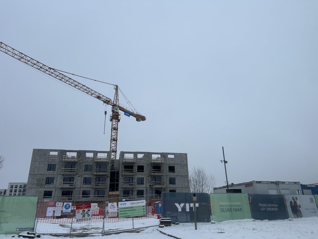 Silvas nami 6 (Lielvārdes ielā 132) - Daugiabutis - statybų nuotraukos