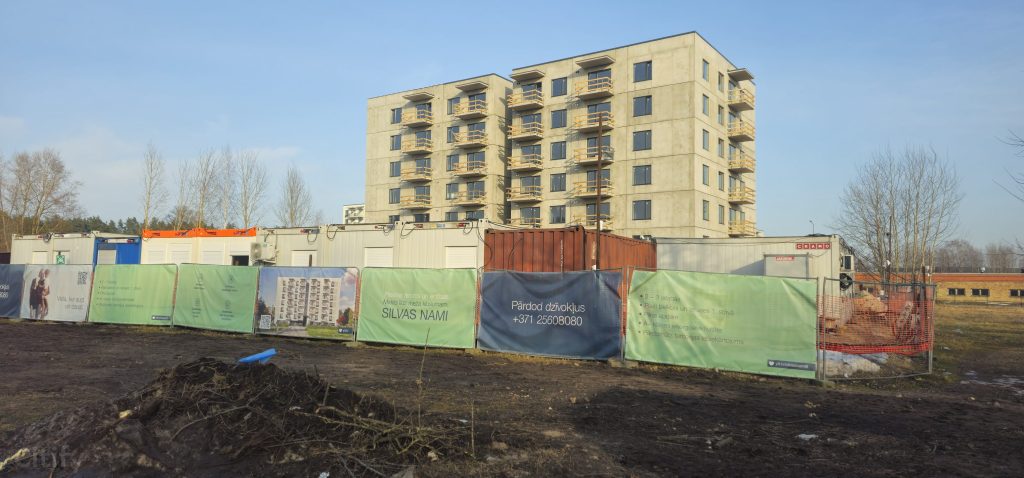 Silvas nami 6 (Lielvārdes ielā 132) - Daugiabutis - statybų nuotraukos