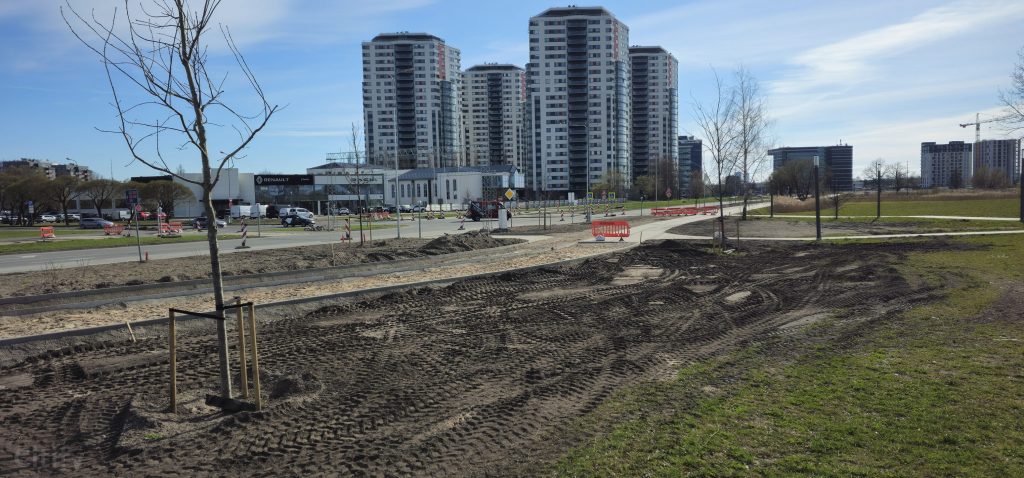 Krustojumu pārbūve Skanstes ielā - 3. kārtā - Gājēju un velosipēdu ceļa izbūve Skanstes ielā, posmā no Sporta ielas līdz Zirņu ielai, (Skanstes ielā) - Bike path - construction photos
