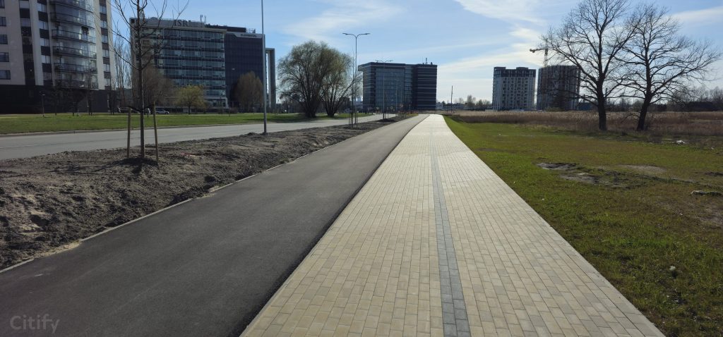 Krustojumu pārbūve Skanstes ielā - 3. kārtā - Gājēju un velosipēdu ceļa izbūve Skanstes ielā, posmā no Sporta ielas līdz Zirņu ielai, (Skanstes ielā) - Bike path - construction photos