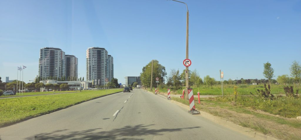 Krustojumu pārbūve Skanstes ielā - 3. kārtā - Gājēju un velosipēdu ceļa izbūve Skanstes ielā, posmā no Sporta ielas līdz Zirņu ielai, (Skanstes ielā) - Bike path - construction photos