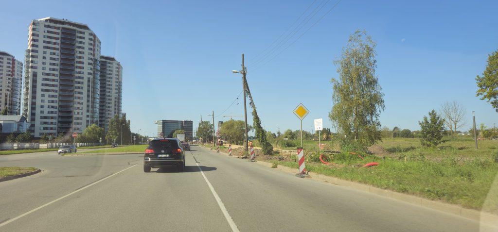 Krustojumu pārbūve Skanstes ielā - 3. kārtā - Gājēju un velosipēdu ceļa izbūve Skanstes ielā, posmā no Sporta ielas līdz Zirņu ielai, (Skanstes ielā) - Bike path - construction photos