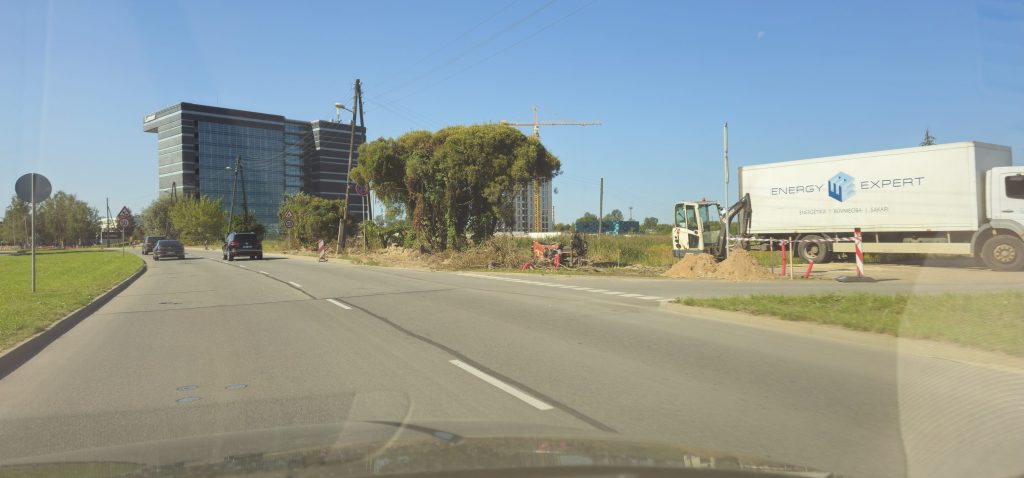 Krustojumu pārbūve Skanstes ielā - 3. kārtā - Gājēju un velosipēdu ceļa izbūve Skanstes ielā, posmā no Sporta ielas līdz Zirņu ielai, (Skanstes ielā) - Bike path - construction photos