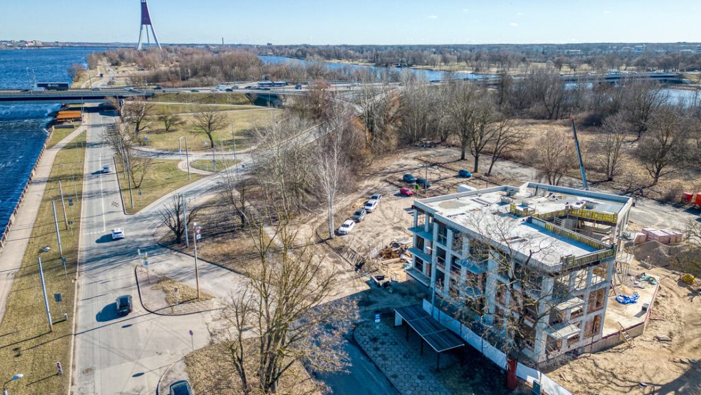 Island Park - 1. ēka (Zaķusalas krastmalā 27) - Daudzdzīvokļu nams - būvdarbu attēli