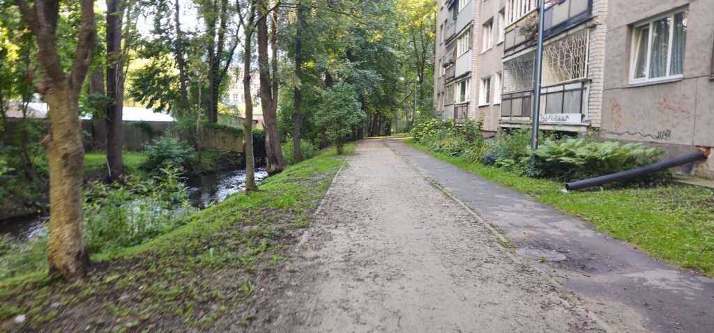 Zaļā veloceliņa atjaunošana (Saules aleja 1) - Jalgrattatee - ehituse fotod