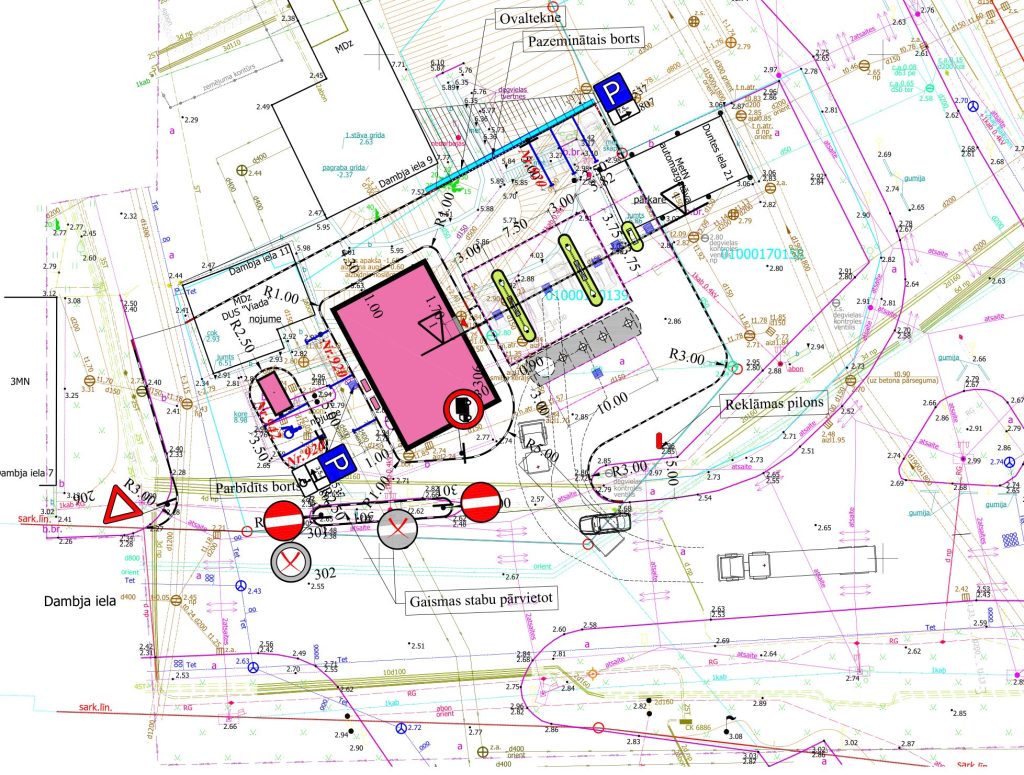 Degvielas uzpildes stacijas kompleksa jaunbūve Dambja ielā 11 (Dambja iela 11) - Tankla - visuaalne