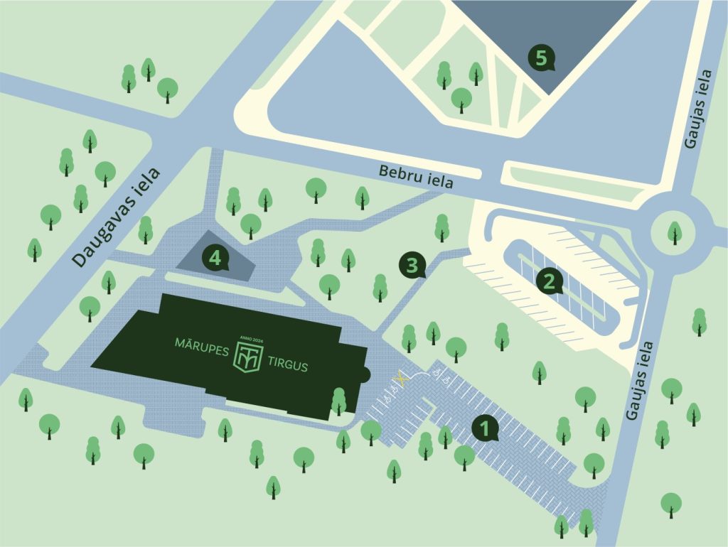 Mārupes Tirgus (Daugavas iela 33) - Turgus - vizualizacija