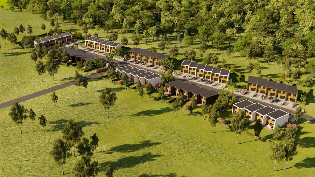 Mārupes Sirds (Daugavas iela 40) - Daugiabutis, Sublokuoti namai - vizualizacija