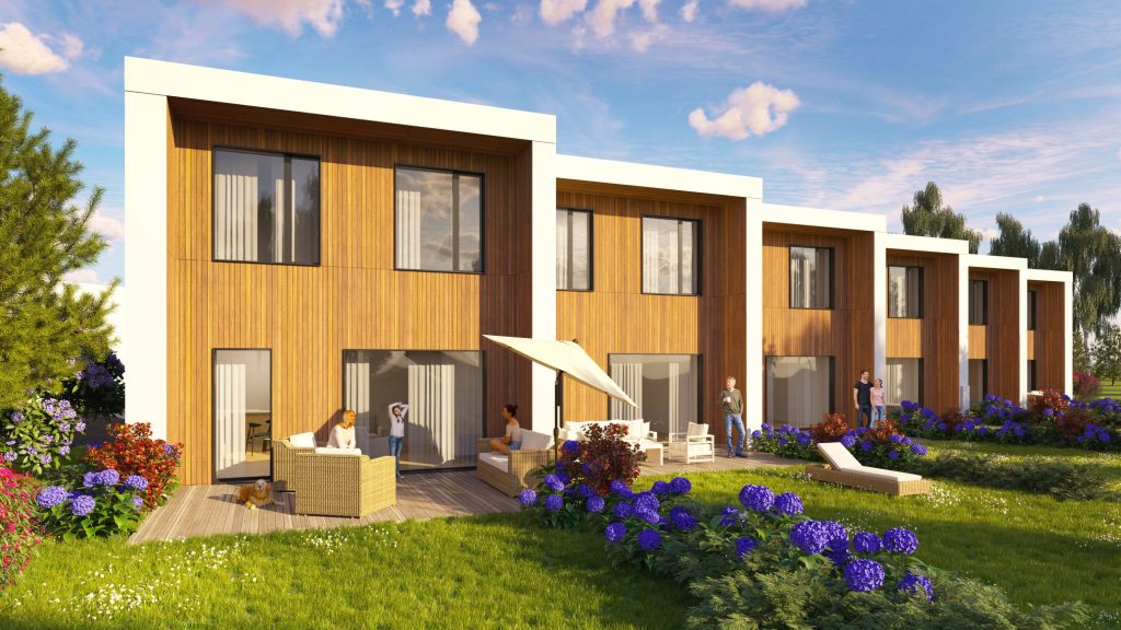 Mārupes Sirds (Daugavas iela 40) - Daugiabutis, Sublokuoti namai - vizualizacija