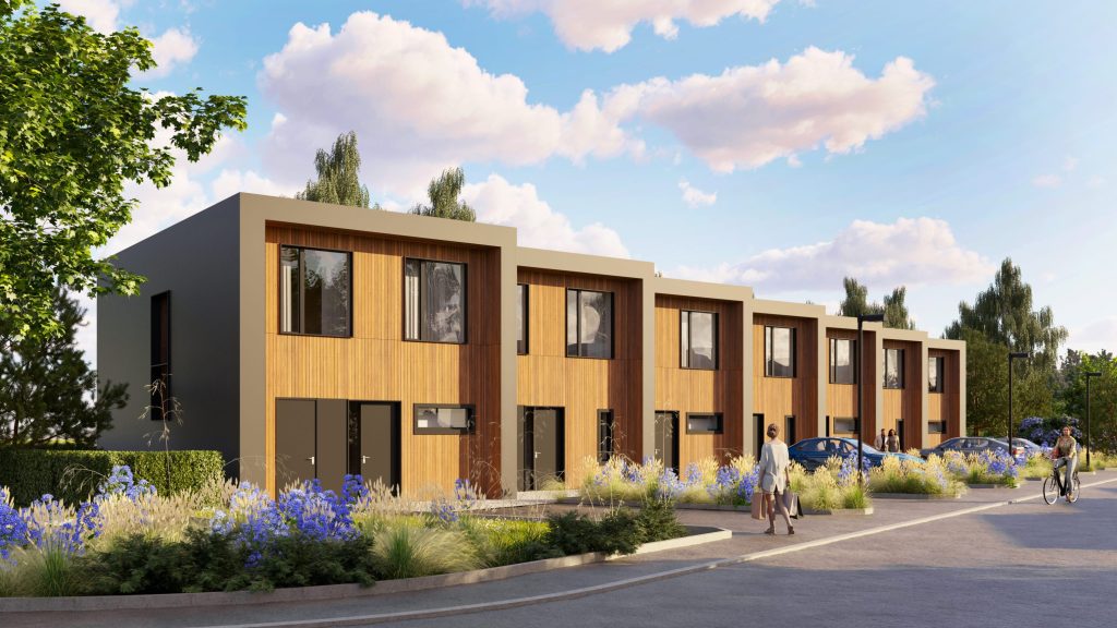 Mārupes Sirds - 1. kārta, 1. ēka (Daugavas iela 40) - Sublokuoti namai - vizualizacija