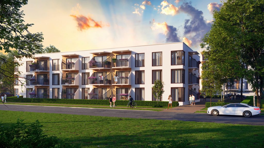 Mārupes Sirds (Daugavas iela 40) - Daugiabutis, Sublokuoti namai - vizualizacija