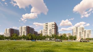 Deglava Gleznotāju rezidences – 4. kārta – “Picasso” ēka vizualizacija