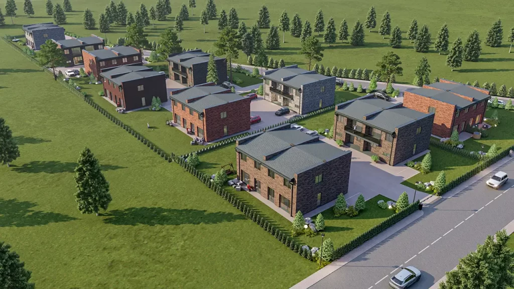 Du šilai (Gudelių g.) - Korterelamu - visuaalne