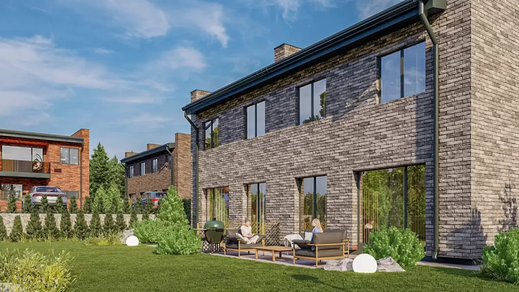 Du šilai (Gudelių g.) - Daudzdzīvokļu nams - vizualizācija