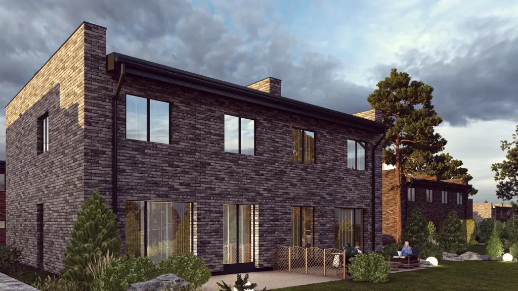 Du šilai (Gudelių g.) - Daudzdzīvokļu nams - vizualizācija