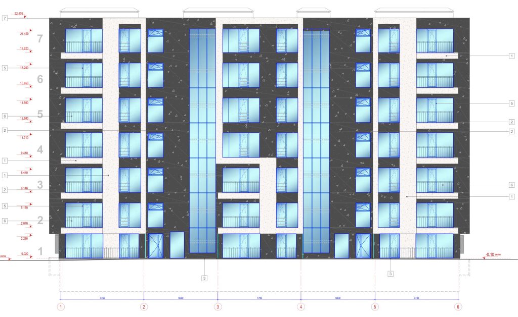 Duntes iela 17B - 1. ēka (Duntes iela 17B) - Daugiabutis - vizualizacija