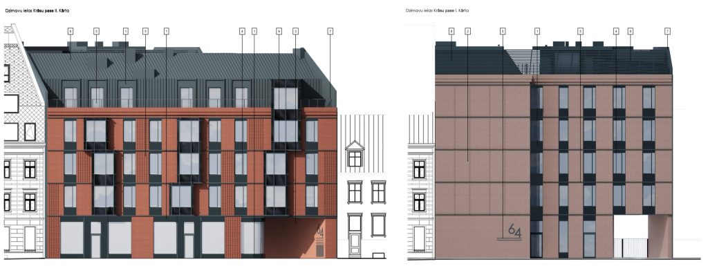 Dzirnavu iela 64 - 1. kārta (Dzirnavu iela 64) - Multi apartment, Other commercial - visualization